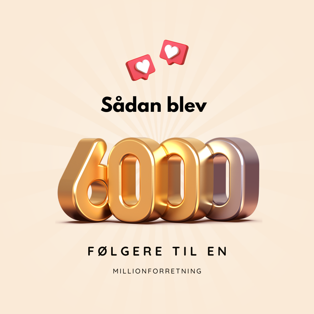 Sådan blev 6000 følgere til en millionforretning