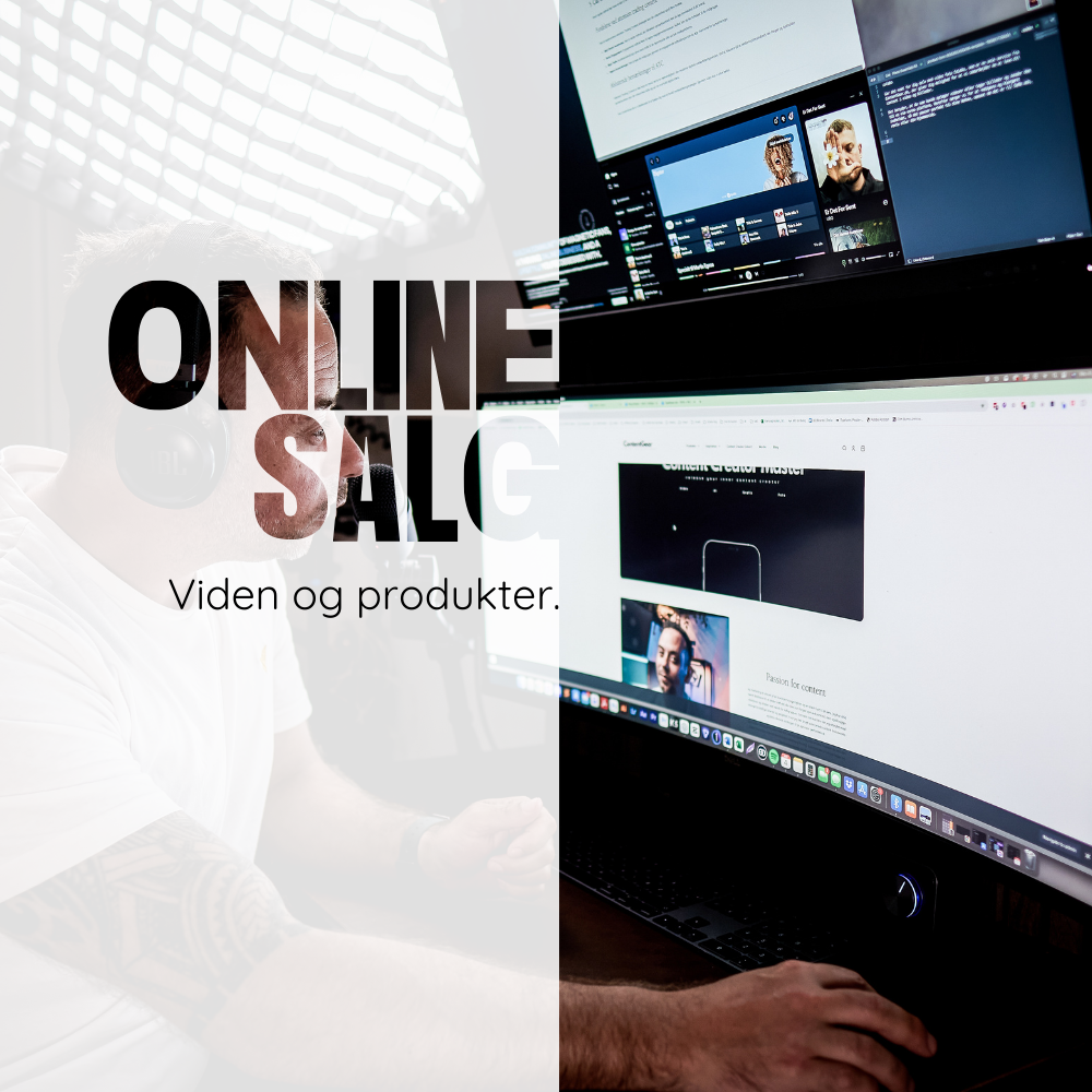 Salg af viden og produkter online