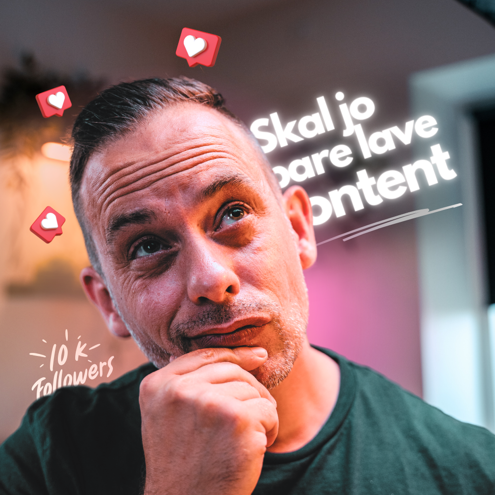 Skal jo bare lave mere content