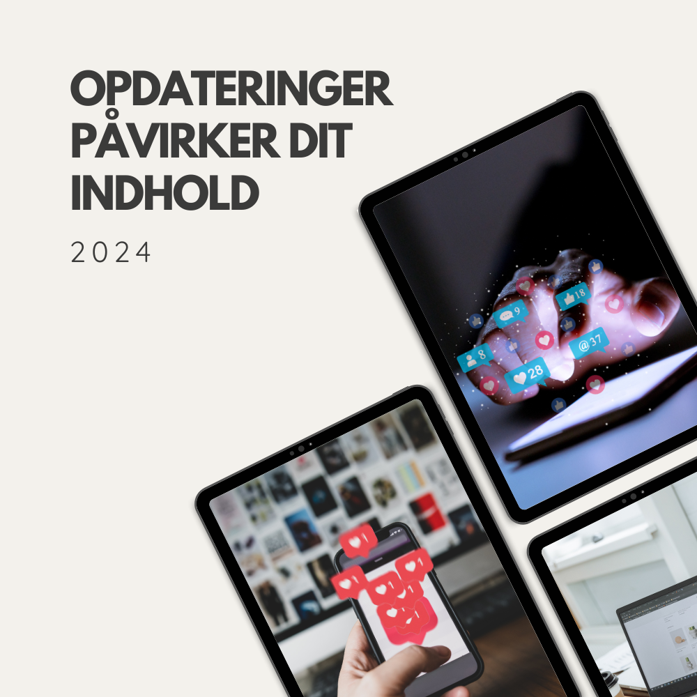 Opdateringer på sociale medier påvirker dit content
